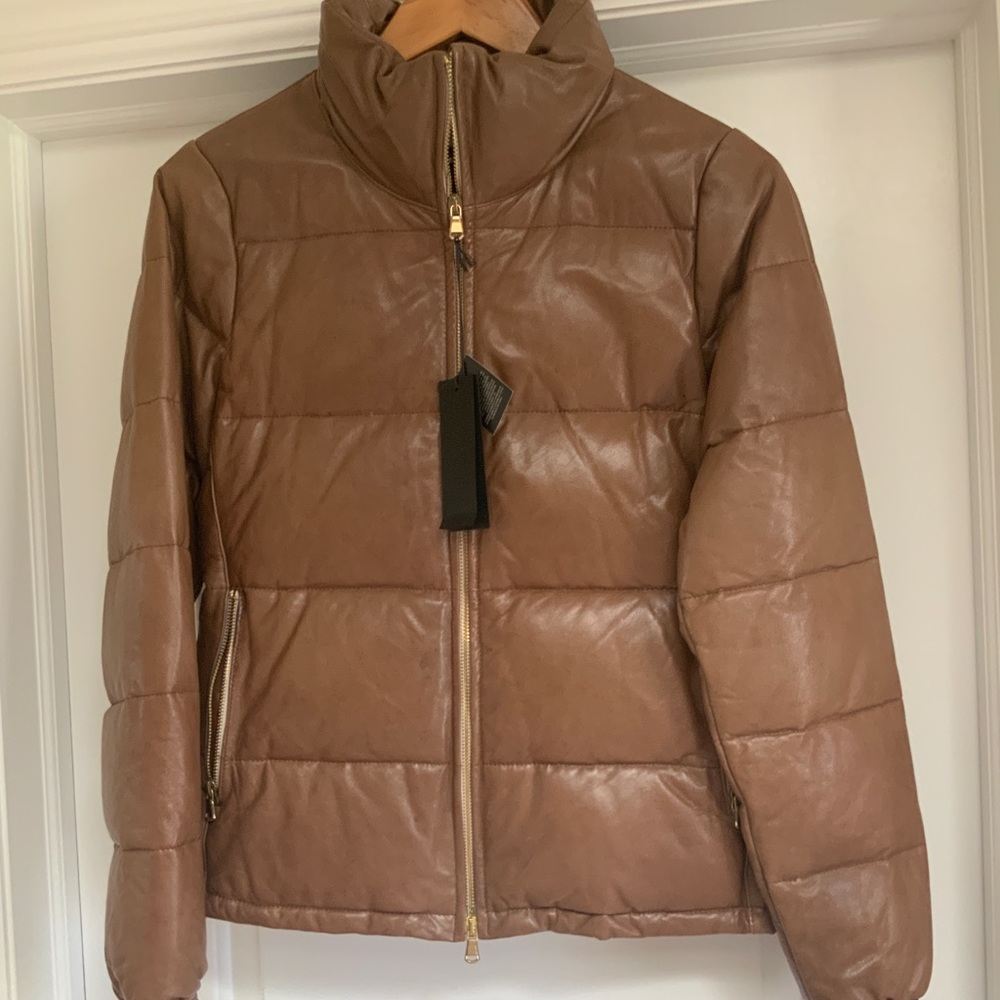 Cantiere Donna Jay Cole Man Leather Puffer Jacket